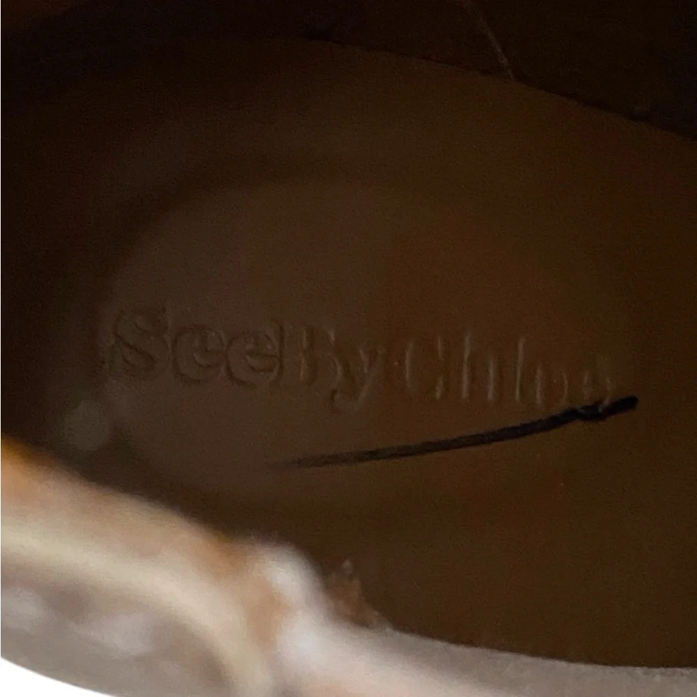 See by Chloe Mallory Chelsea lug sole boots(Dark Beige) - Picture 7 of 12